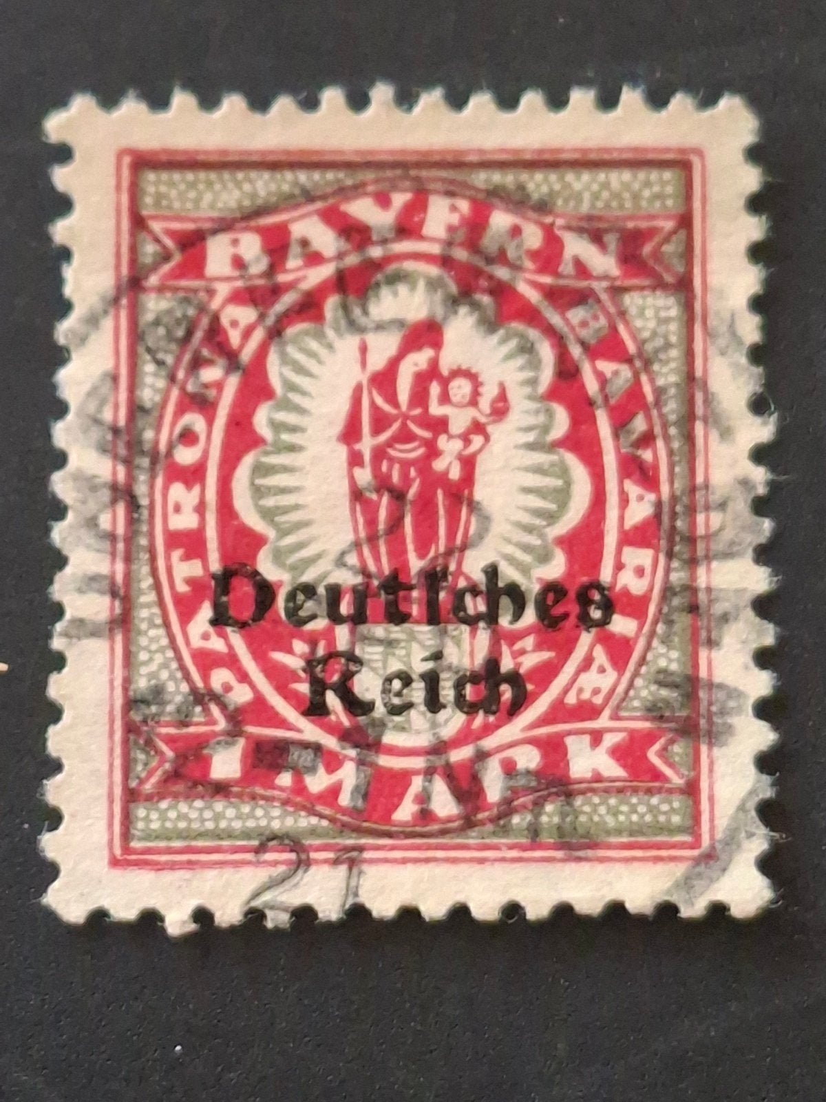 Duitsland Reich Mi 129, Verzenden, Overige periodes, Gestempeld