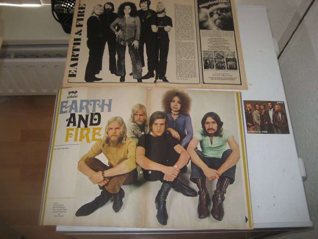 jerney kaagman earth and fire posters, Ophalen of Verzenden, 1960 tot 1980, Nederland, Tijdschrift
