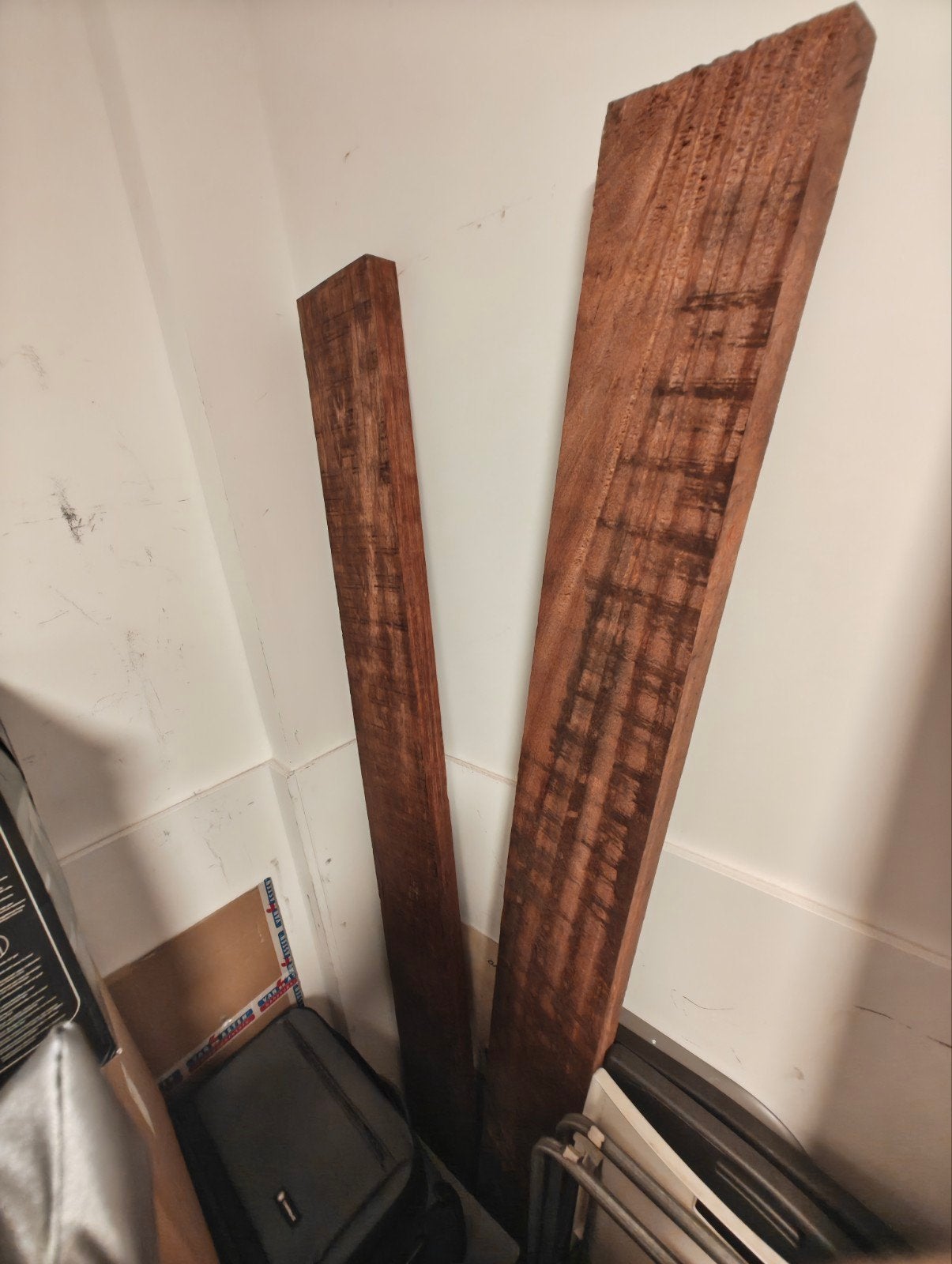 2 Azobé (Ekki) hardhouten plank 50x190x2000 mm, Ophalen, Zo goed als nieuw, 200 tot 250 cm, Plank