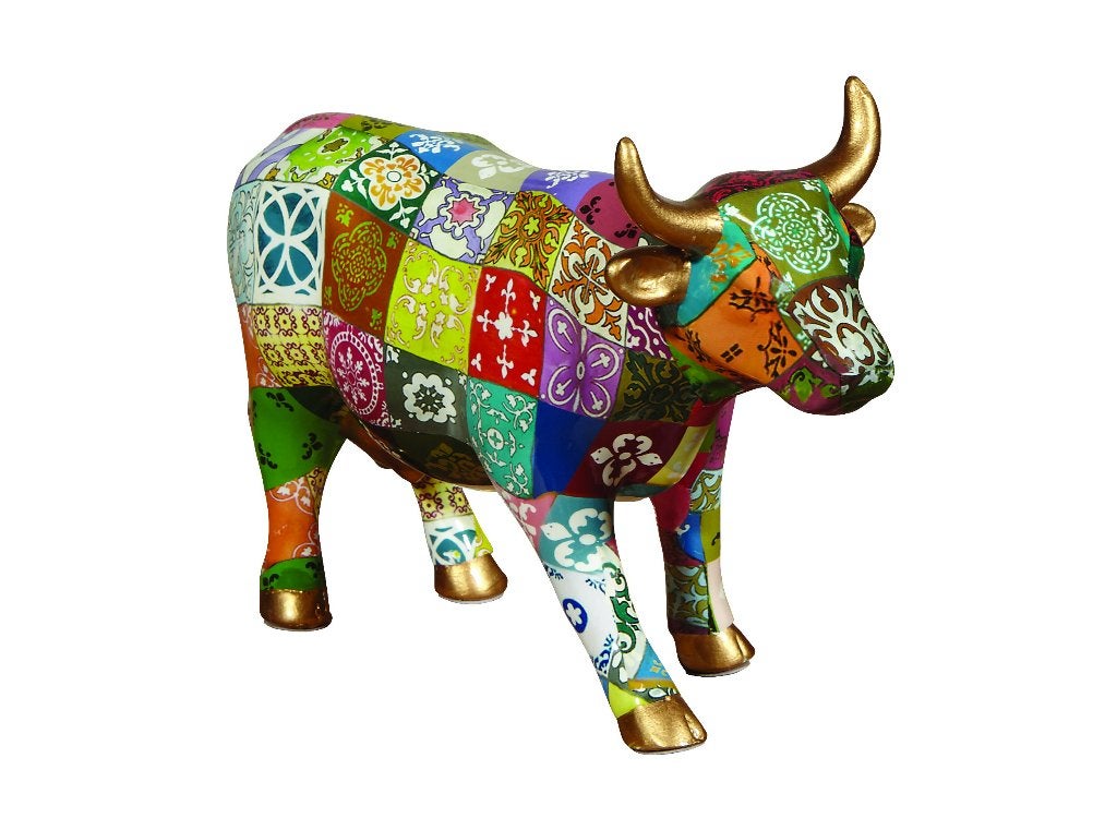 Nieuw Cow Parade koe Princess Leticia gratis verzending., Ophalen of Verzenden, Beeld