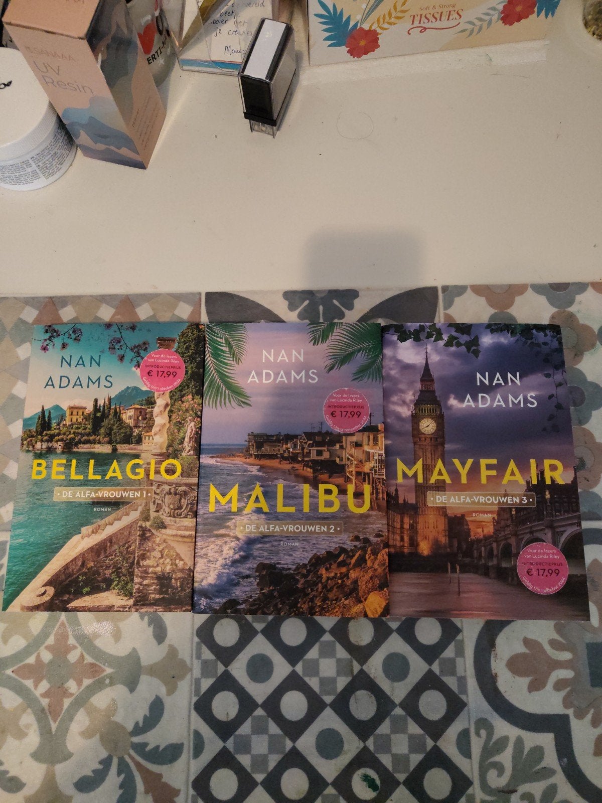 Trilogie de Alfa vrouwen van Nan Adema, zgan, Boeken, Ophalen of Verzenden, Zo goed als nieuw, Nan adams