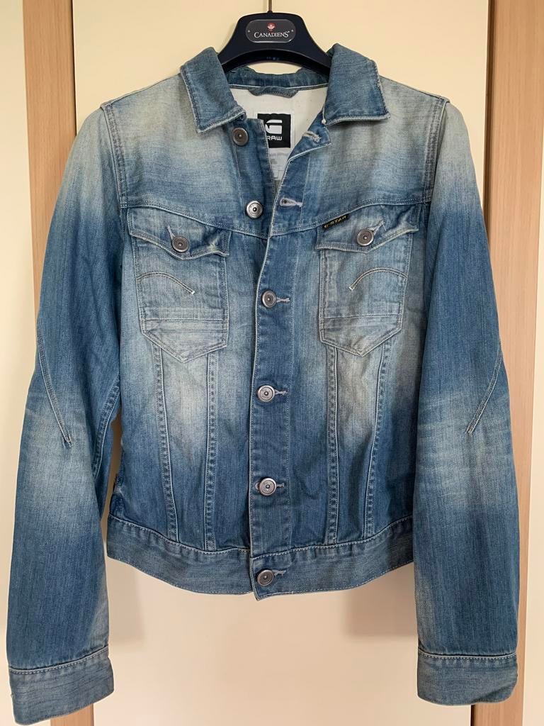 G-Star spijker jack, Ophalen of Verzenden, Zo goed als nieuw, Maat 48/50 (M), Blauw