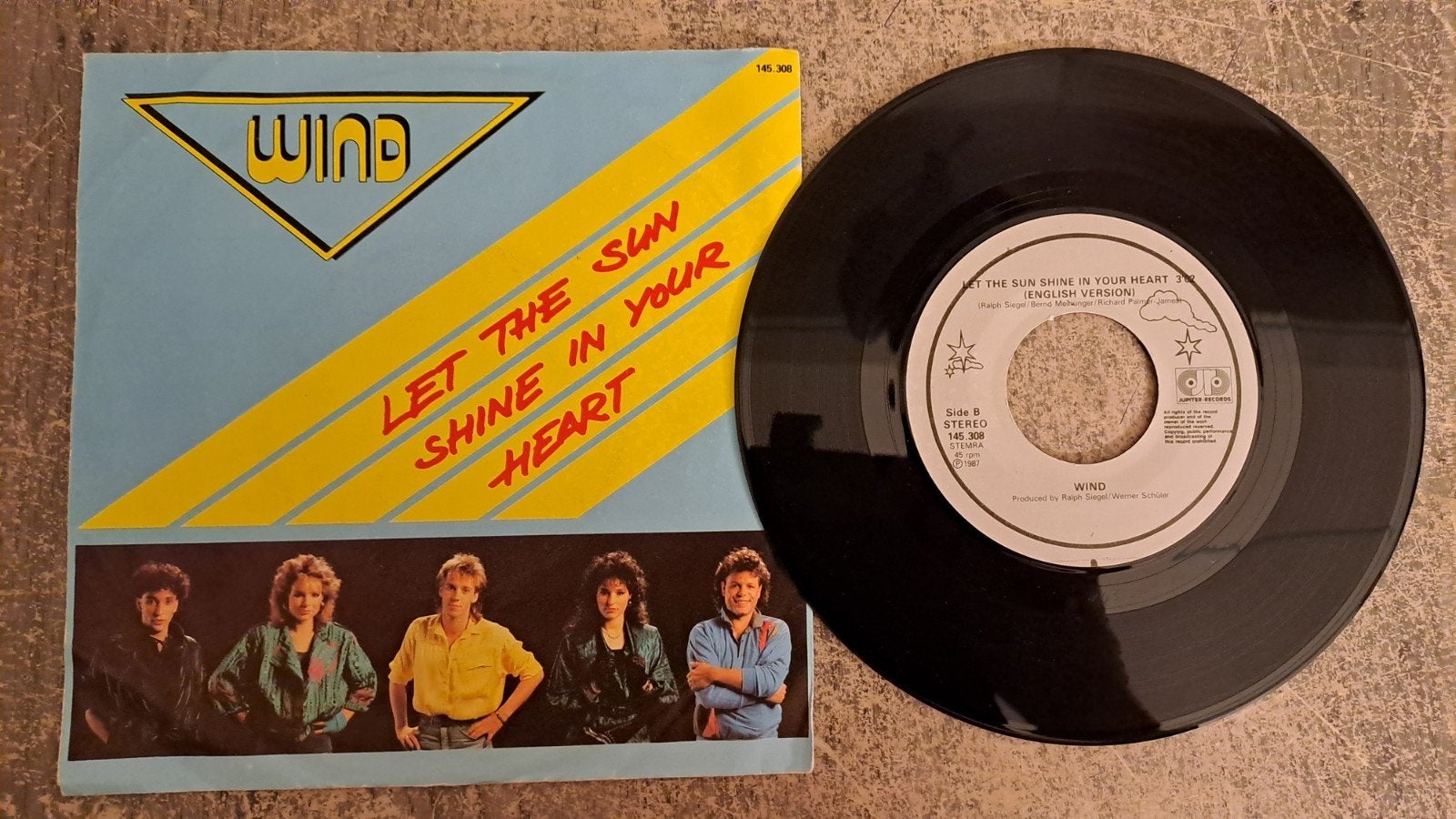 Wind - let the sun shine in your heart, Gebruikt, 7 inch, Pop, Fotohoes