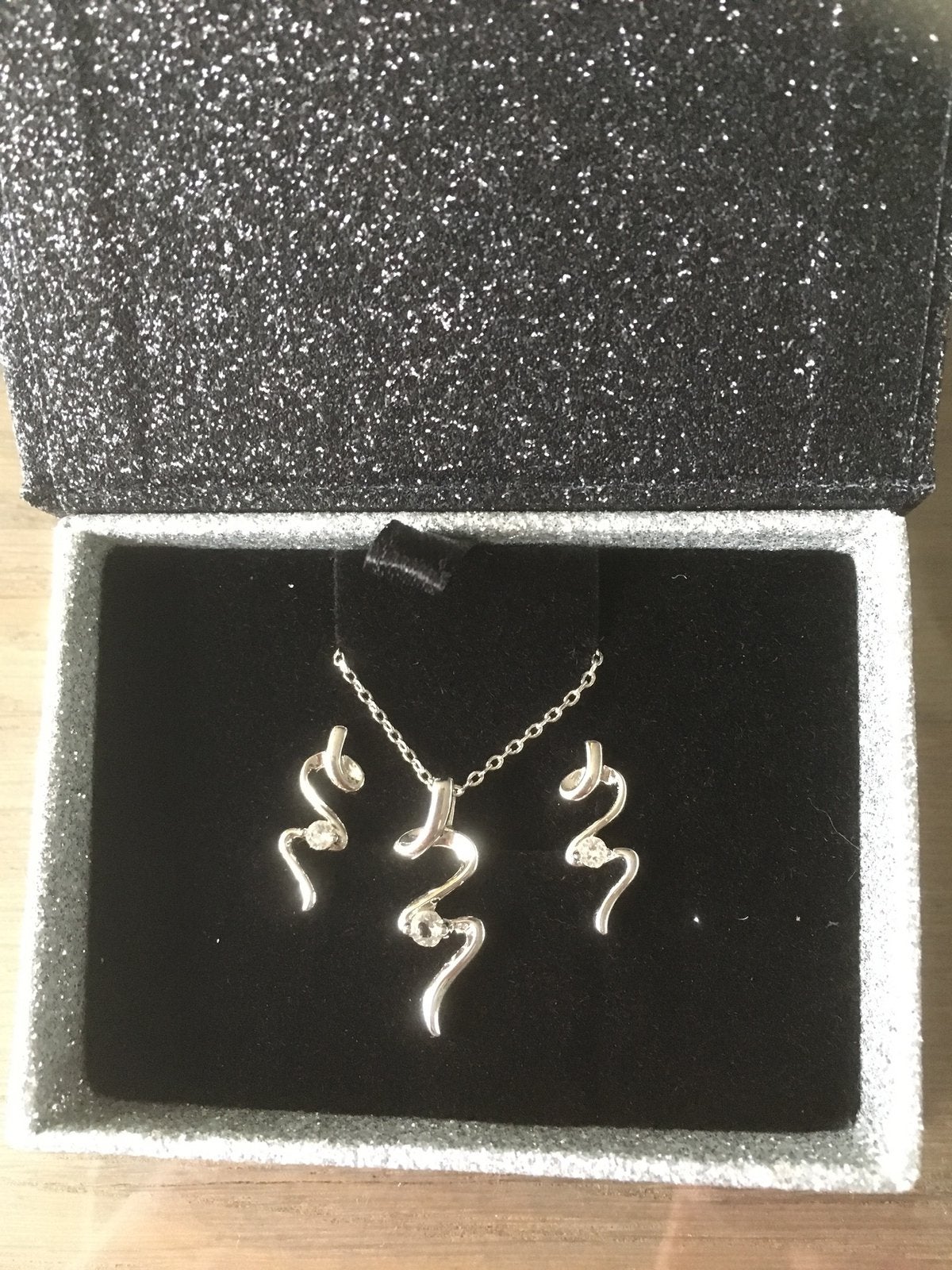 Swarovski sieraden set, Sieraden, Tassen en Uiterlijk, Ophalen of Verzenden, Nieuw, Zilver