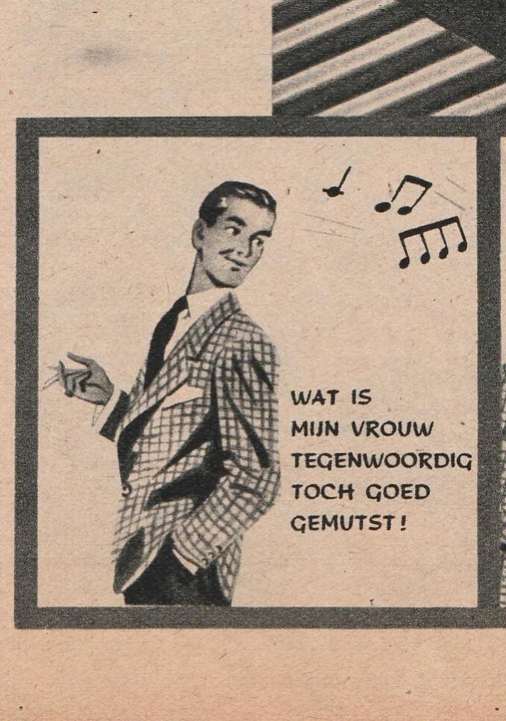Retro reclame 1951 Castella Nijmegen wasmiddel zingende dame, Verzamelen, Retro, Verzenden, Overige typen