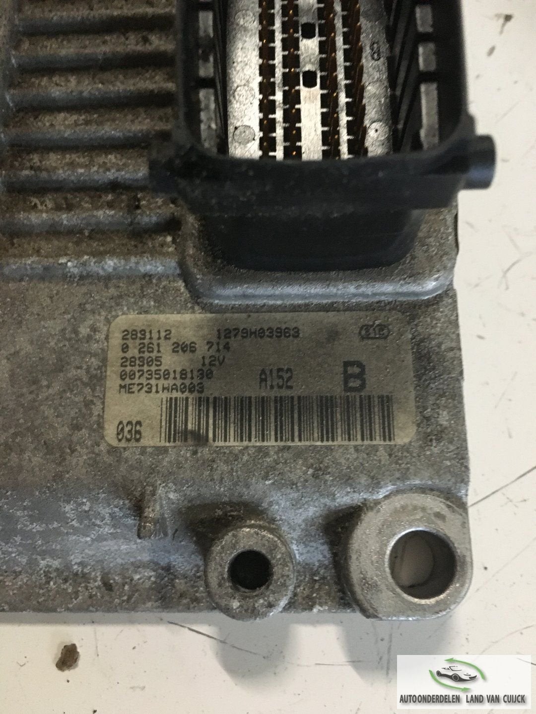 Alfa 147 1.6 Benzine 2002 Contactslot met 2 sleutels , ECU ,, Gebruikt, -, -, Ophalen of Verzenden