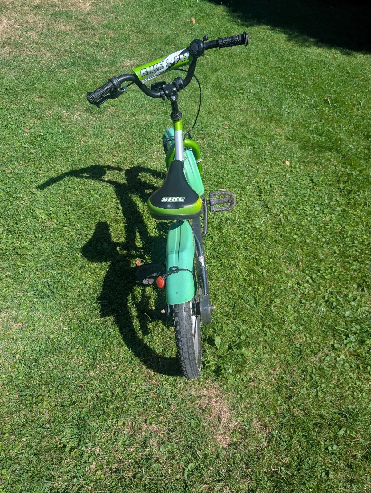 Kinderfiets Bike 2 Fly - Groen (16 inch), Ophalen, Velgrem, Bike 2 Fly, 16 tot 20 inch