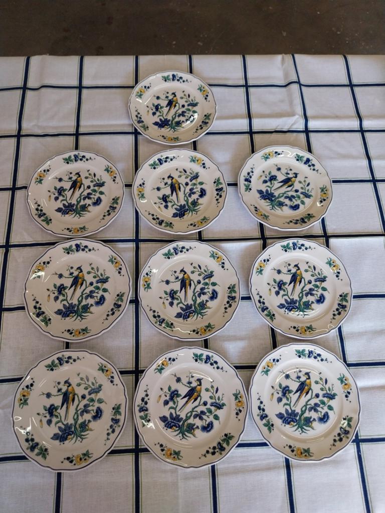 Villeroy & Boch Phoenix Blauw dessert bordjes - Nieuw, Ophalen of Verzenden