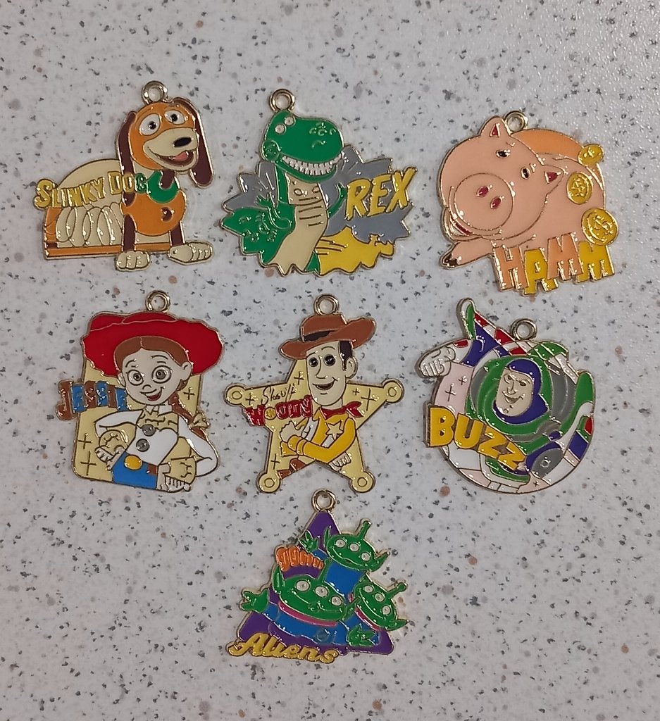 Toy story metalen bedels, Ophalen of Verzenden, Nieuw, Bedel