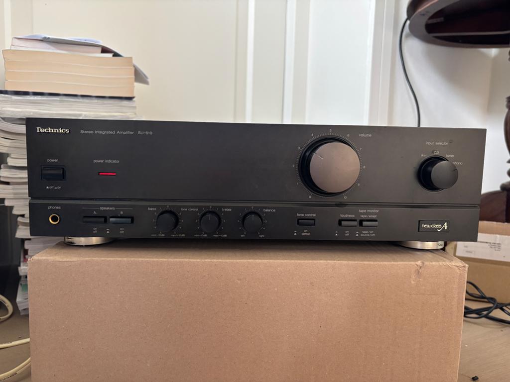 Technics versterker SU-610, Audio, Tv en Foto, Versterkers en Receivers, Ophalen of Verzenden, Zo goed als nieuw, Minder dan 60 watt