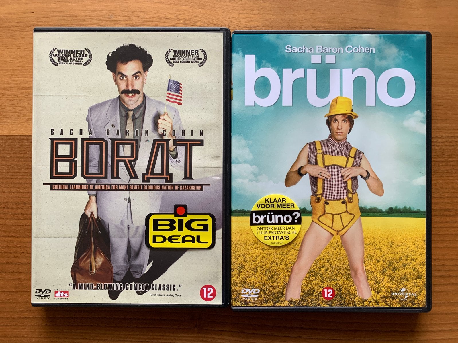 Borat en Bruno (Sacha Baron Cohen) 2DVD, Bonusmateriaal, Nederlands, Ophalen of Verzenden, Nieuw in verpakking