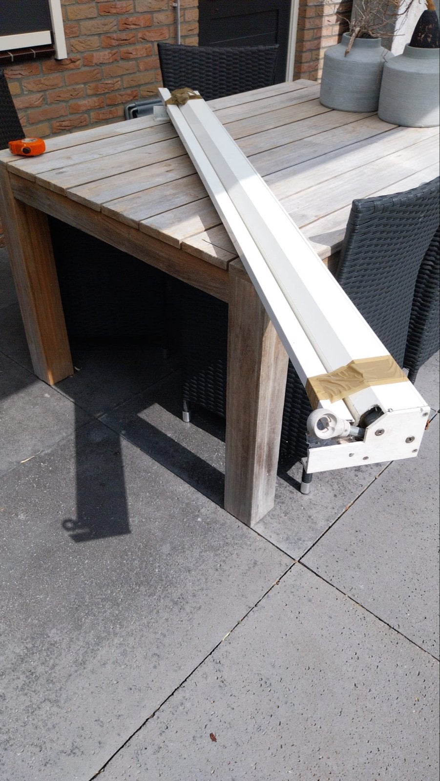 Zonwering screen, Tuin en Terras, Ophalen, Gebruikt, Minder dan 250 cm, 150 tot 300 cm