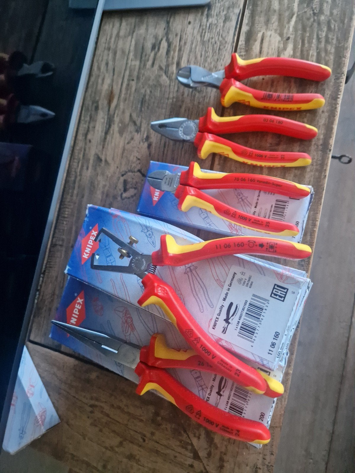 Knipex vde tangen, Ophalen of Verzenden, Zo goed als nieuw, Tang, Knipex