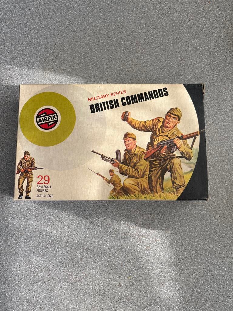 Airfix 1:32 Britse Commando's WOII Schaalmodel Set, Ophalen of Verzenden, Engeland