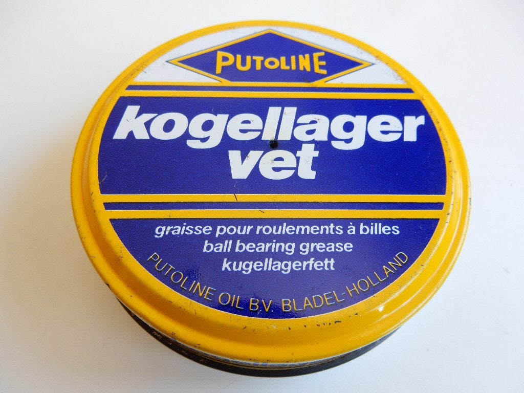 Putoline kogellager vet blik + inhoud., Ophalen of Verzenden, Gebruikt, Overige, Overige merken