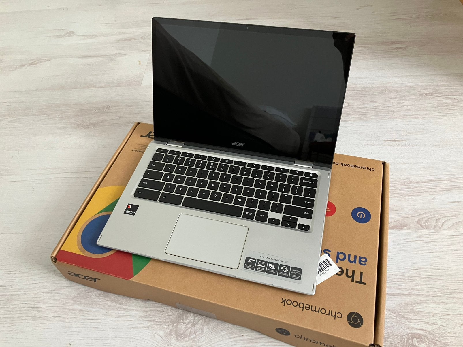 Acer Chromebook Spin 513, Ophalen, 13 inch, 64 GB, 8 GB