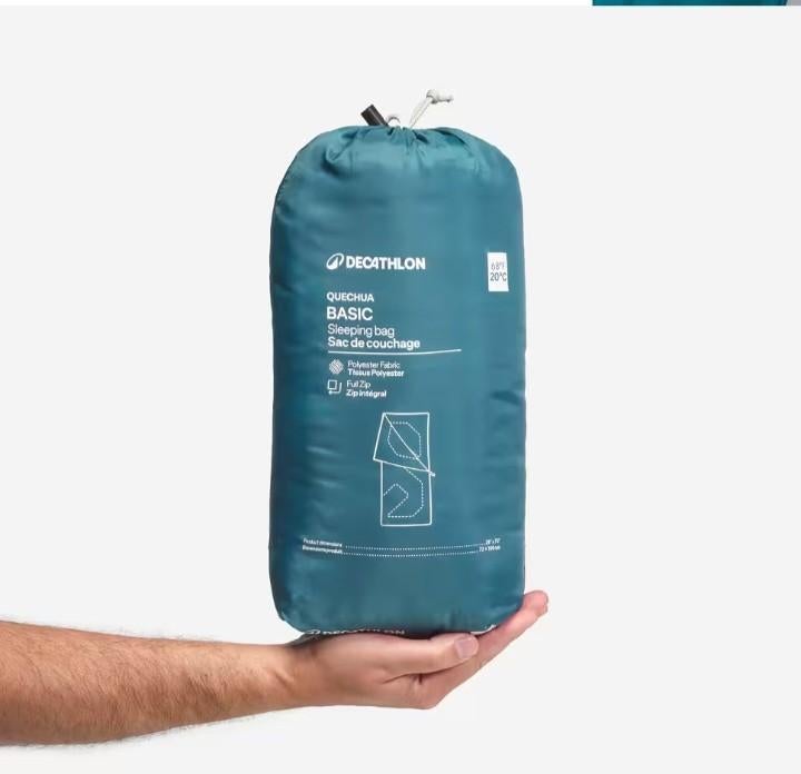 Nieuwe Quechua Basic Slaapzak - Nooit Gebruikt!, Caravans en Kamperen, Slaapzakken, Ophalen, Nieuw
