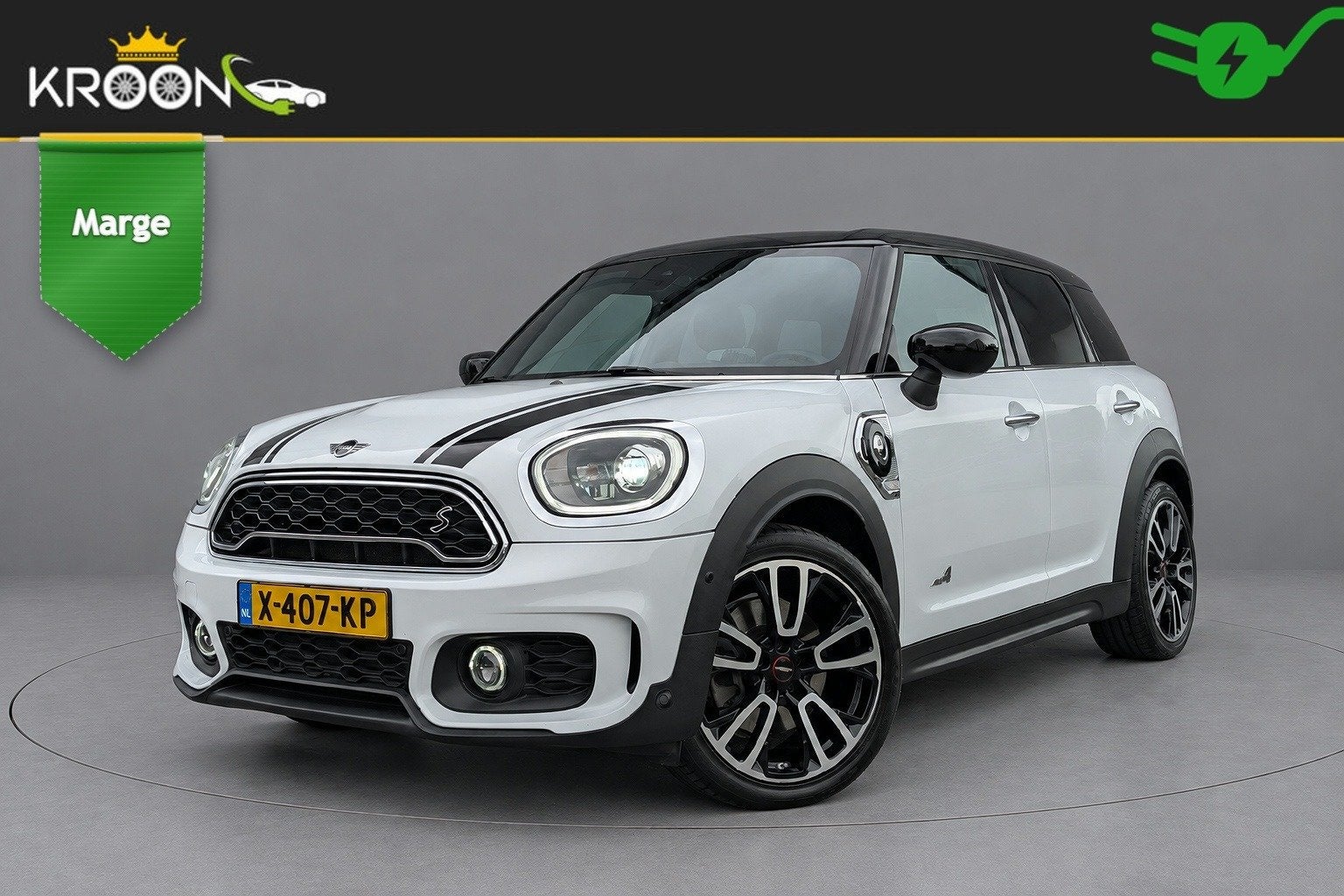 MINI Countryman 1.5 Cooper SE ALL4 PHEV Chili JCW Panorama H, Automaat, Gebruikt, Met garantie (alle), Wit