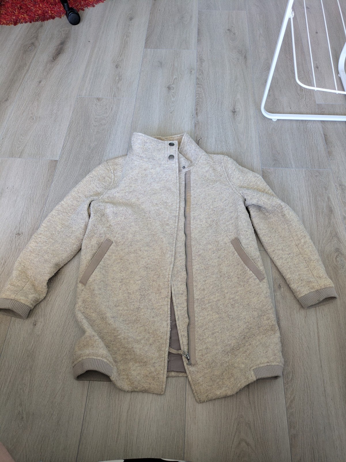 EDC wollen jas maat M, Maat 38/40 (M), Esprit EDC, Beige, Ophalen of Verzenden