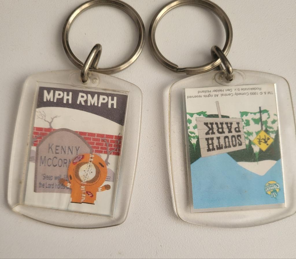 South Park Sleutelhangers - Cartman & Kenny (Vintage), Ophalen of Verzenden, Gebruikt, Knuffel of Figuurtje