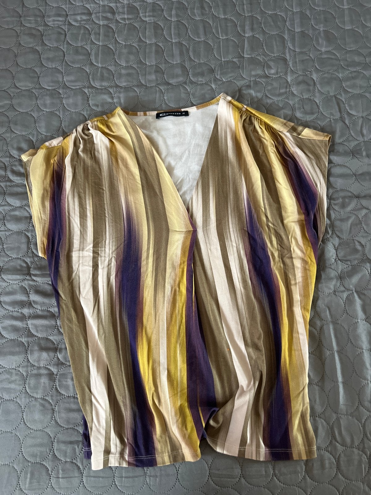 Expresso top met abstracte print - Maat M, Maat 38/40 (M), Beige, Ophalen of Verzenden, Zo goed als nieuw