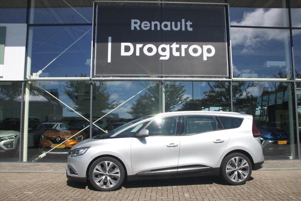 Renault Grand Scénic 140PK-INTENS-AUTOM-86DKM-NAVI-CAMERA-T, Auto's, Automaat, Gebruikt, 1850 kg, Bedrijf