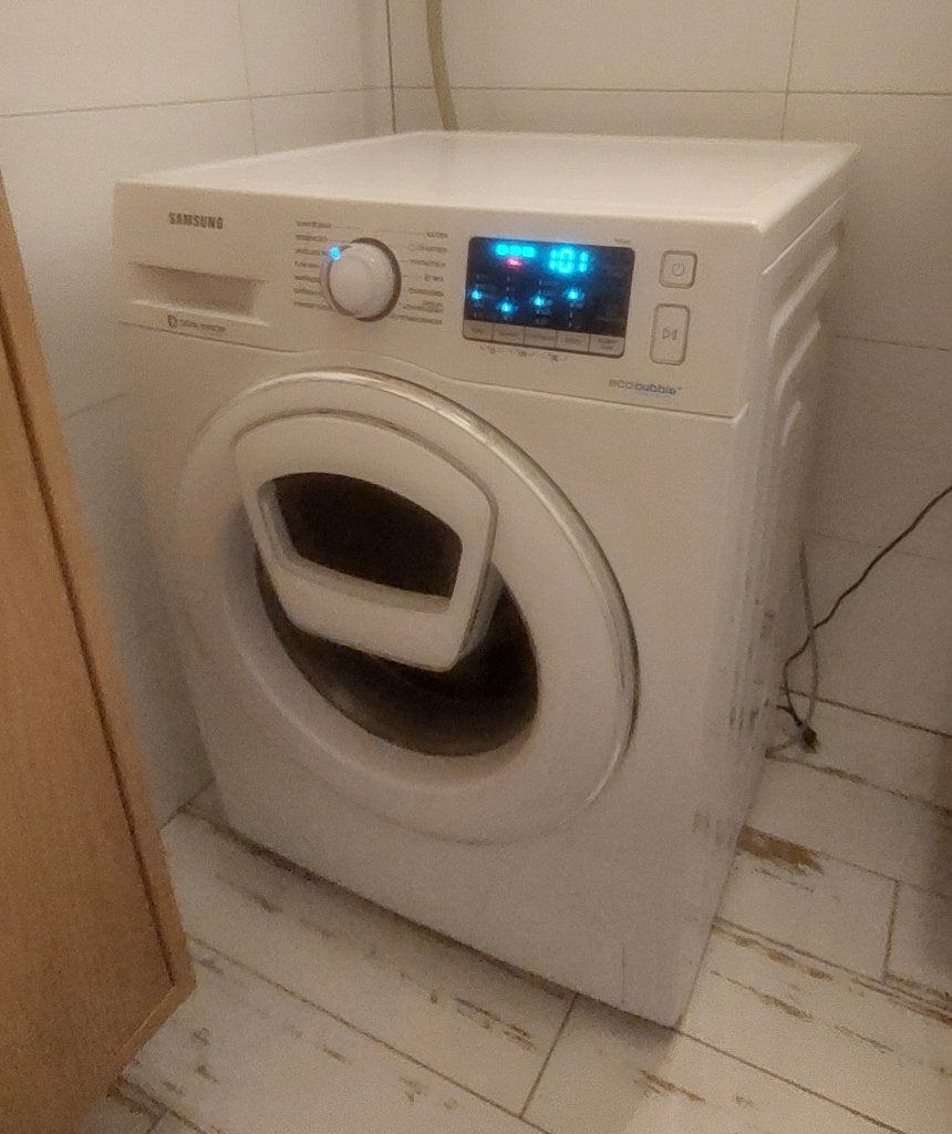 Eco Bubble Samsung Wasmachine 50euro, Ophalen, 6 tot 8 kg, Handwasprogramma, Voorlader