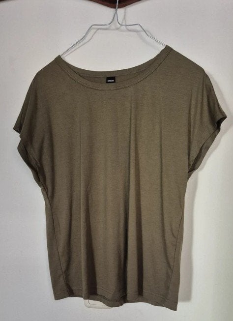 t-shirt khaki groen shein, Kleding | Dames, Ophalen of Verzenden, Korte mouw, Maat 36 (S), Gedragen
