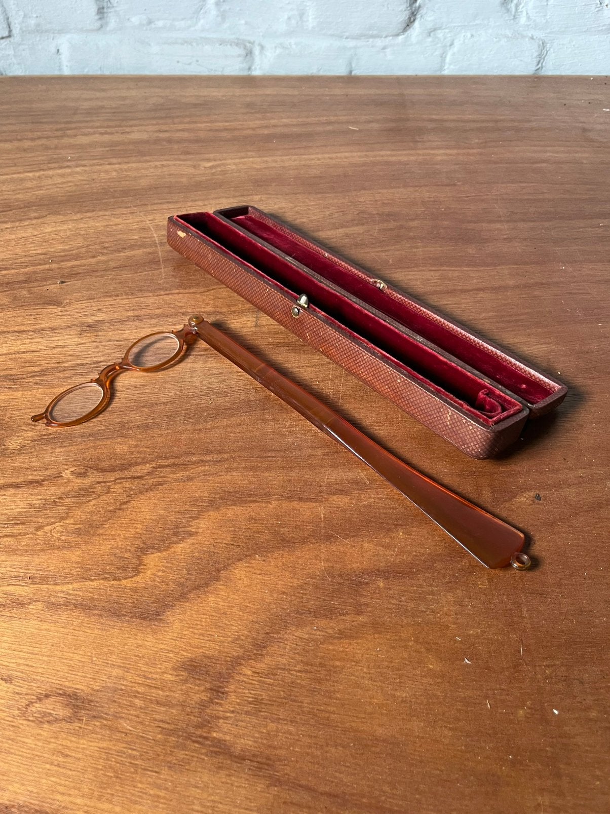 Antieke Franse Lorgnet met originele koker - Sonnelet Paris, Ophalen
