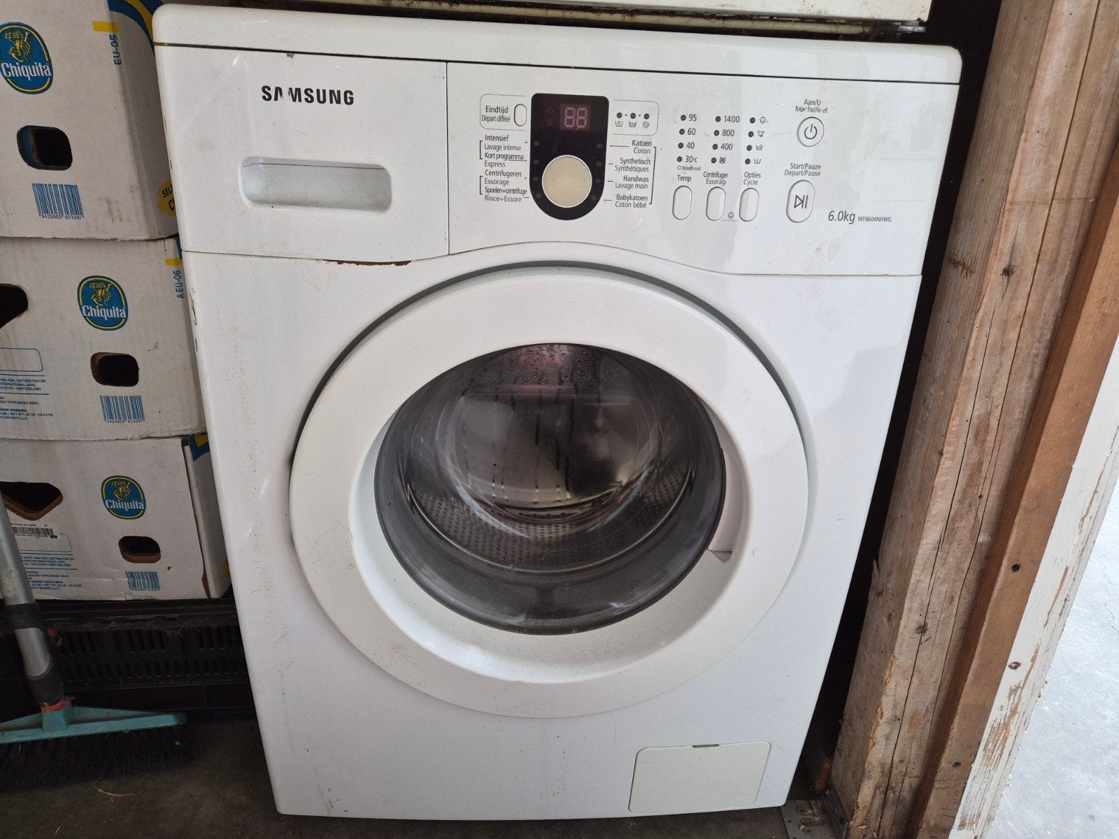 Wasmachine Samsung, Ophalen, 1200 tot 1600 toeren, Gebruikt, 4 tot 6 kg