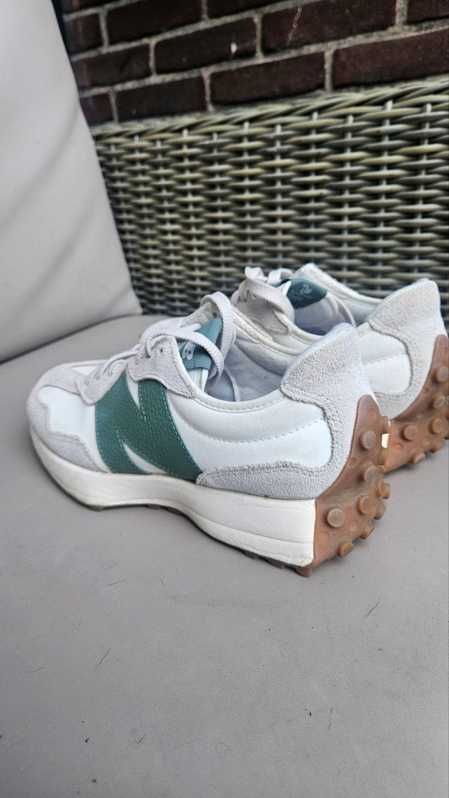 New Balance 327 sneakers - Maat 40.5, Ophalen, Wit, New Balance, Sneakers of Gympen