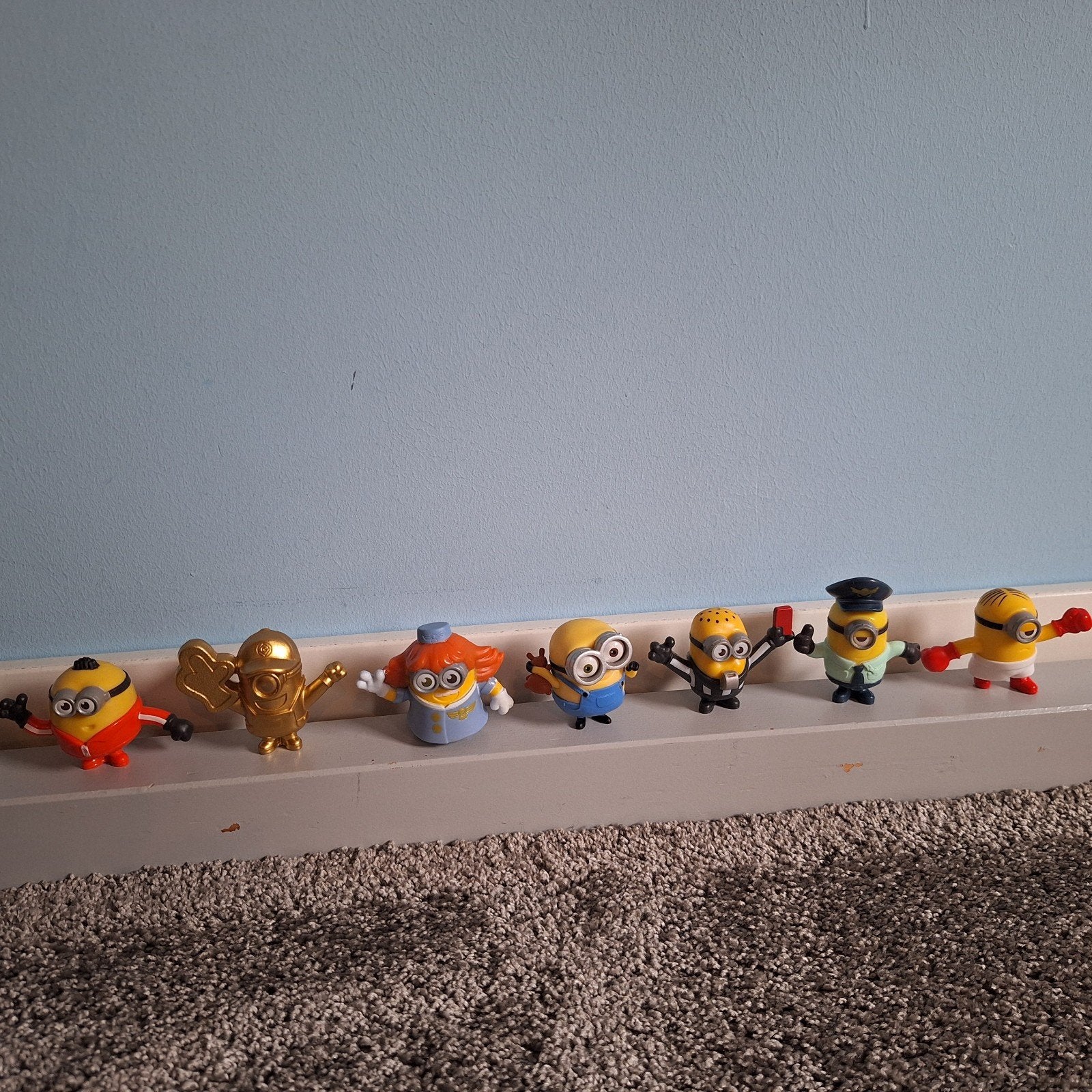 7 Minions poppetjes - Verzamelset, Ophalen of Verzenden, Zo goed als nieuw