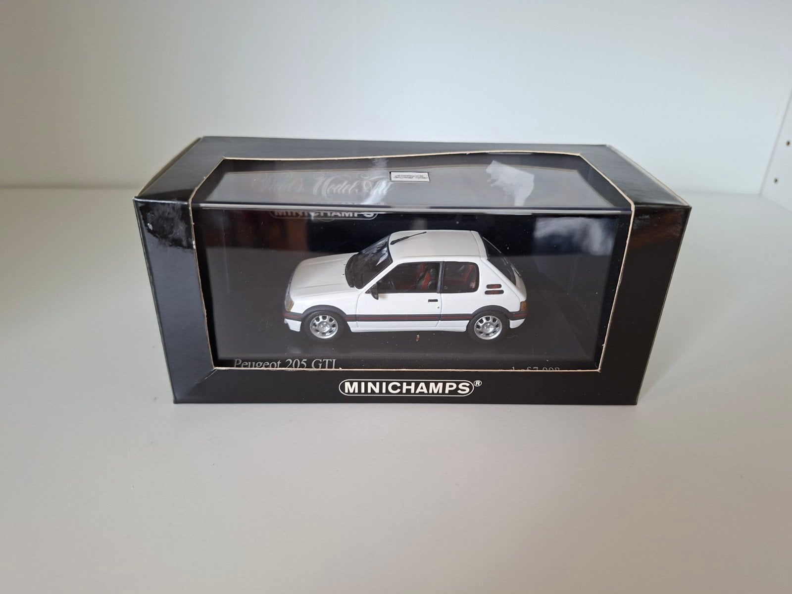 Peugeot 205 GTI minichamps, Ophalen of Verzenden, Zo goed als nieuw, Auto, MiniChamps
