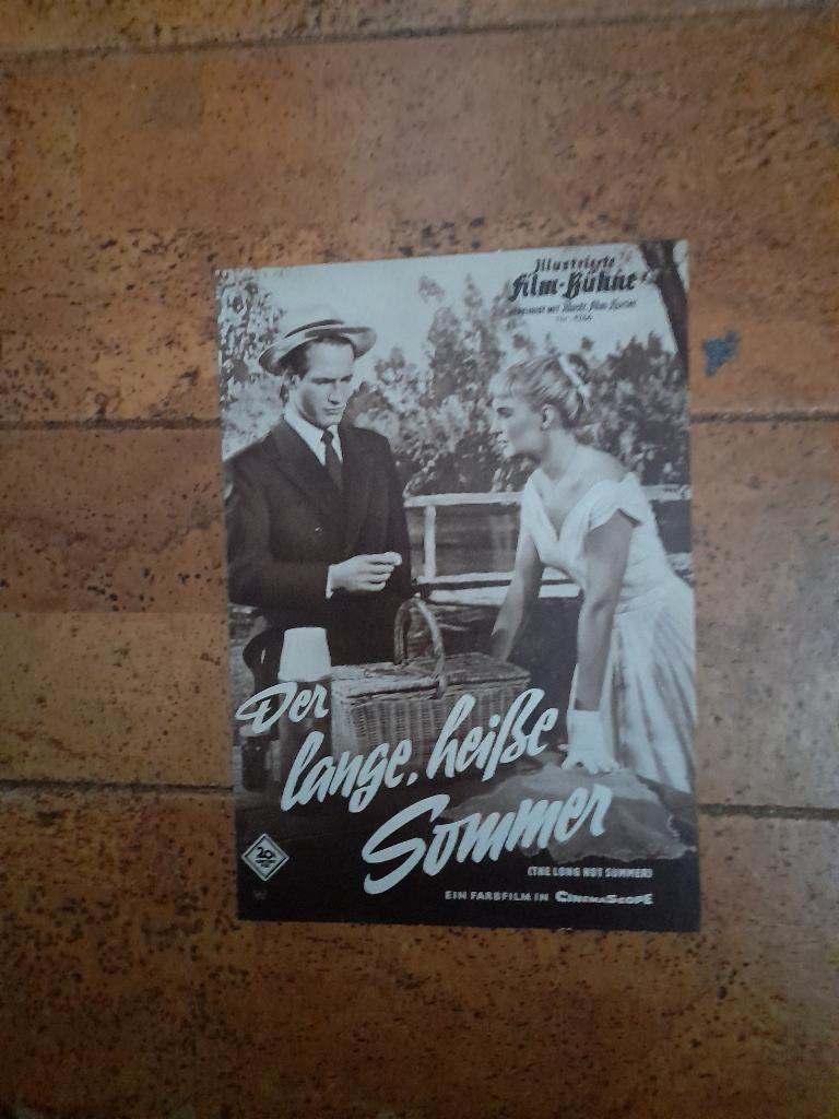 The long hot summer Filmprogramma Paul Newman, Ophalen of Verzenden, Zo goed als nieuw
