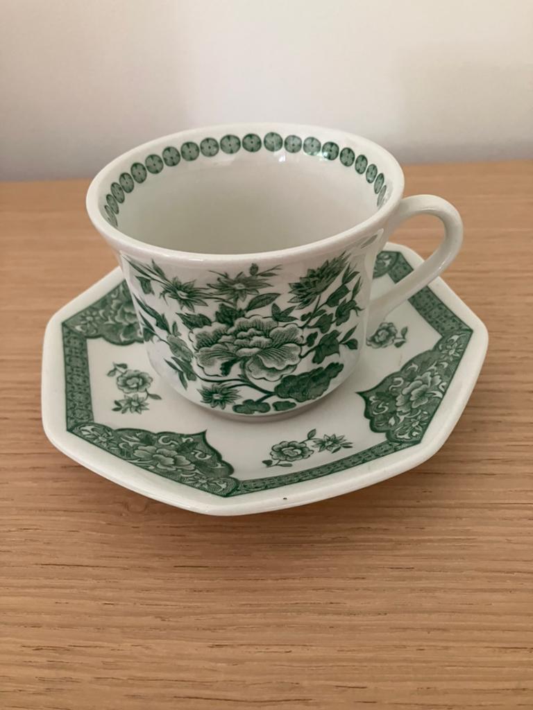 Royal Staffordshire Old Pekin Ironstone kop en schotel, Ophalen of Verzenden