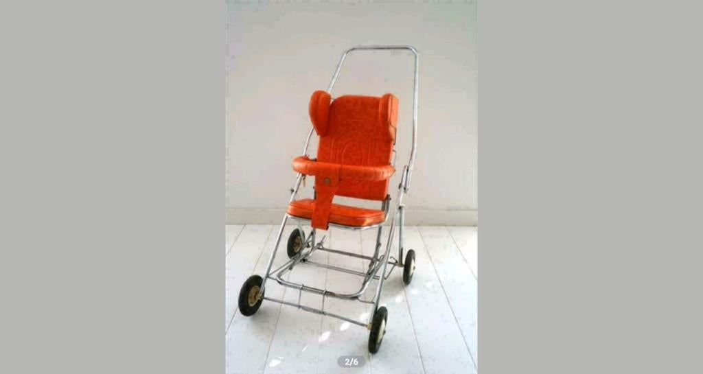 Vintage kinderwagen, Ophalen