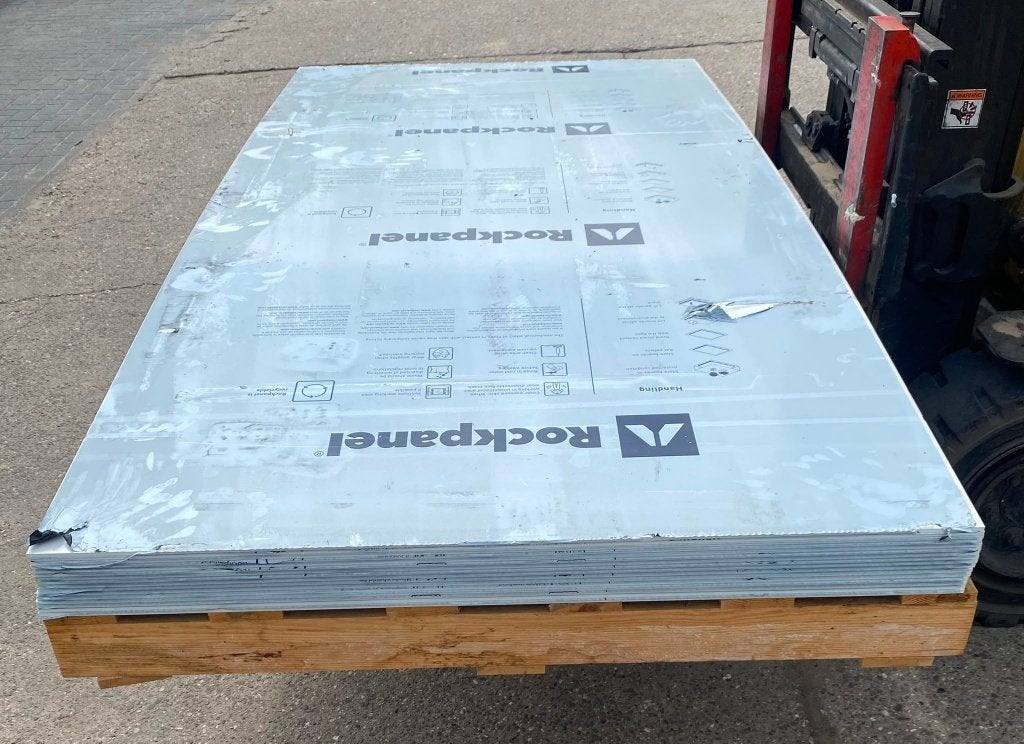 Rockpanel Uni 6x2500x1200mm RAL9010, Tuin en Terras, Palen, Balken en Planken, Ophalen, Nieuw, 250 cm of meer, Overige typen