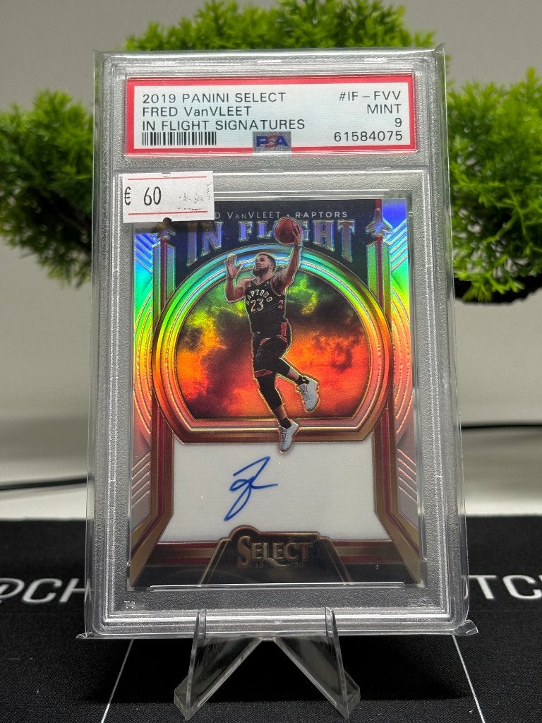 Panini select NBA /149 on card auto VanVleet Raptors PSA 9, Hobby en Vrije tijd, Ophalen of Verzenden, Zo goed als nieuw, Plaatje