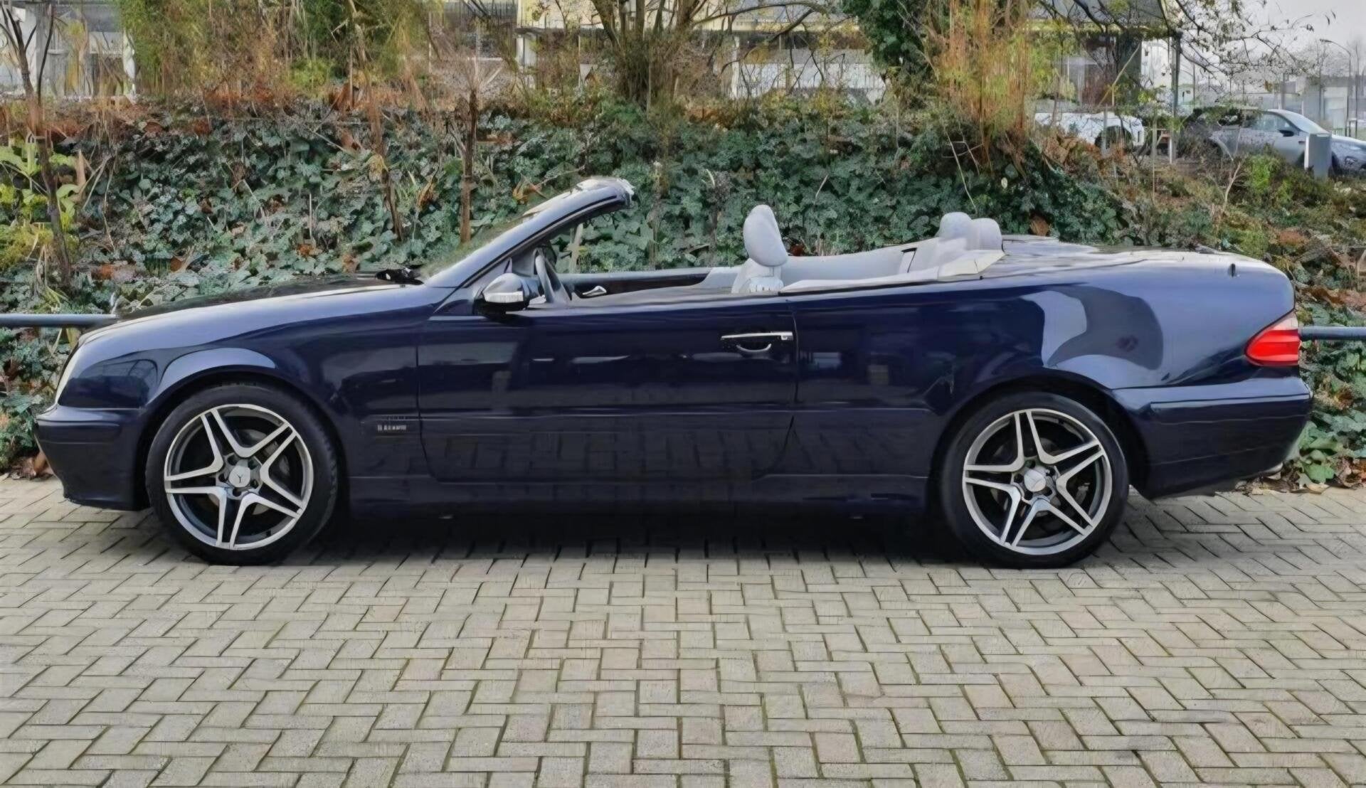 Mercedes CLK Cabrio 200 Kompr. Elegance Aut. LEDER AIRCO, Automaat, 1998 cc, Achterwielaandrijving, Gebruikt