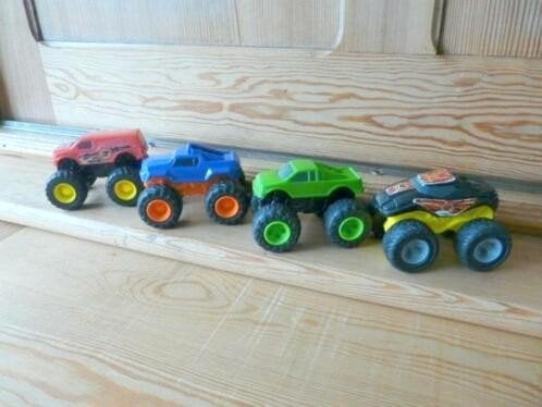 McDonalds 2008 # Hotwheels 4 auto;s (compleet), Onderdelen, Ophalen of Verzenden, Zo goed als nieuw, Hot Wheels