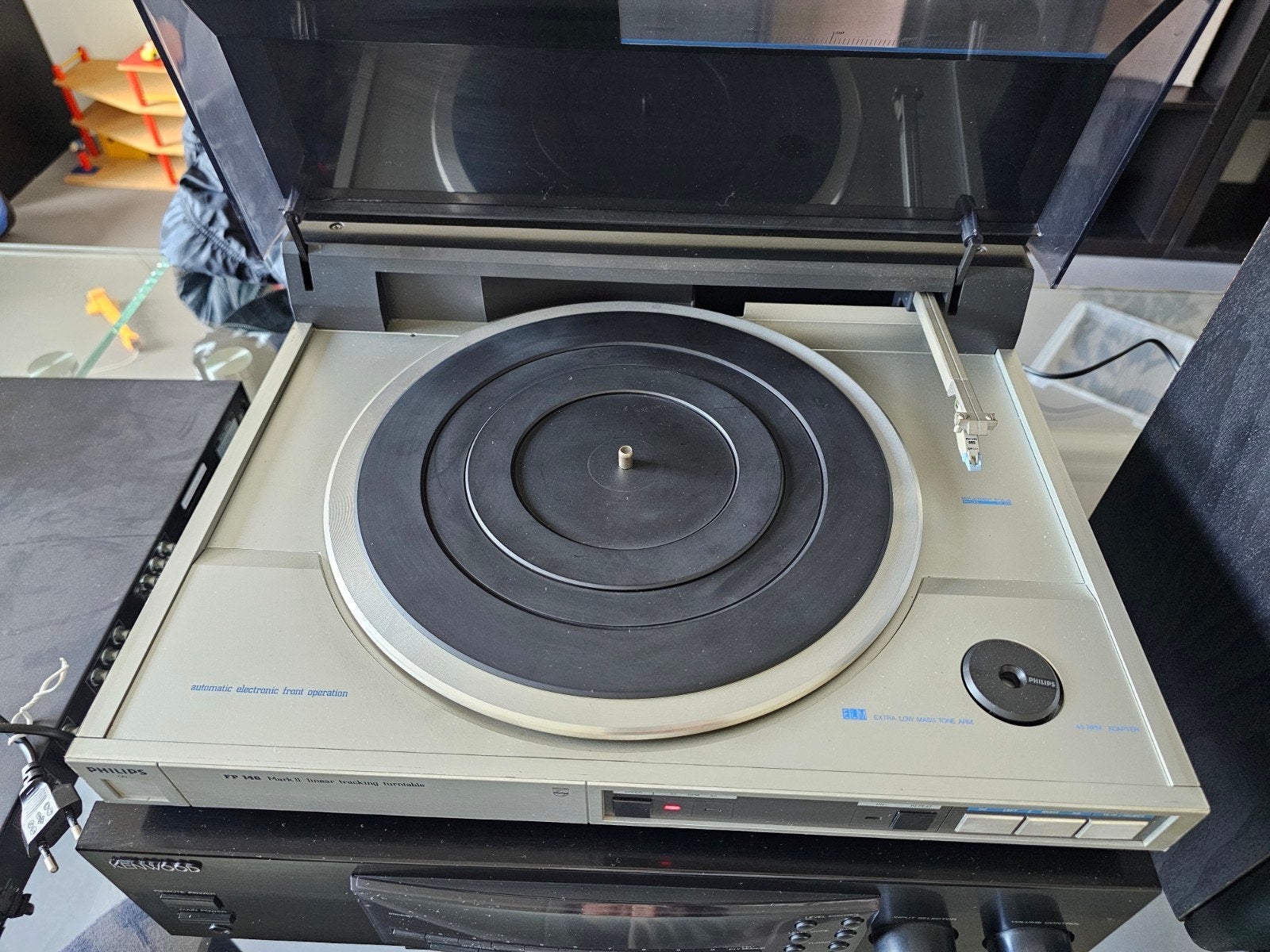 Philips FP 146 Mark II Linear Tracking Platenspeler, Ophalen, Philips, Gebruikt, Automatisch