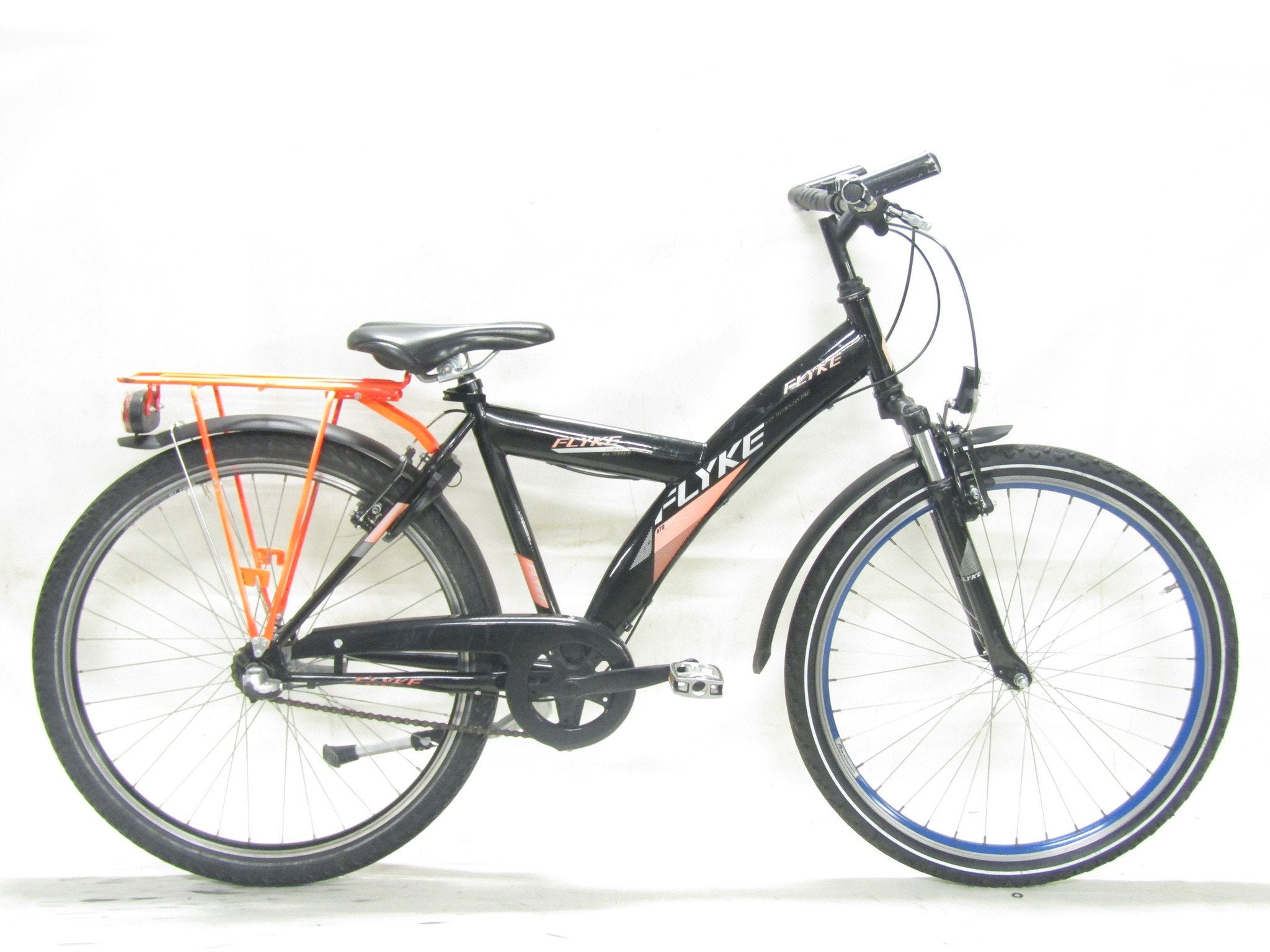 Flyke Atb bike zwart jongens 44cm 26inch, Fietsen en Brommers, Gebruikt, FLYKE, Versnellingen