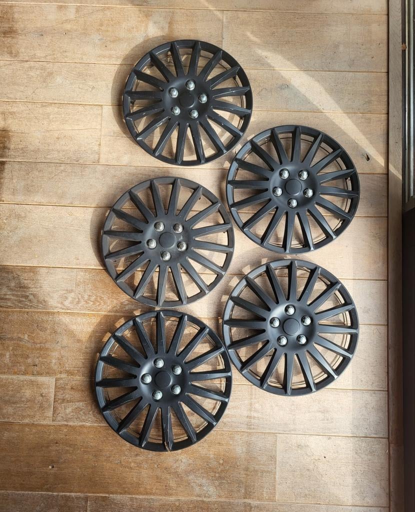 Wieldoppen 15 inch set 5 stuks, Ophalen