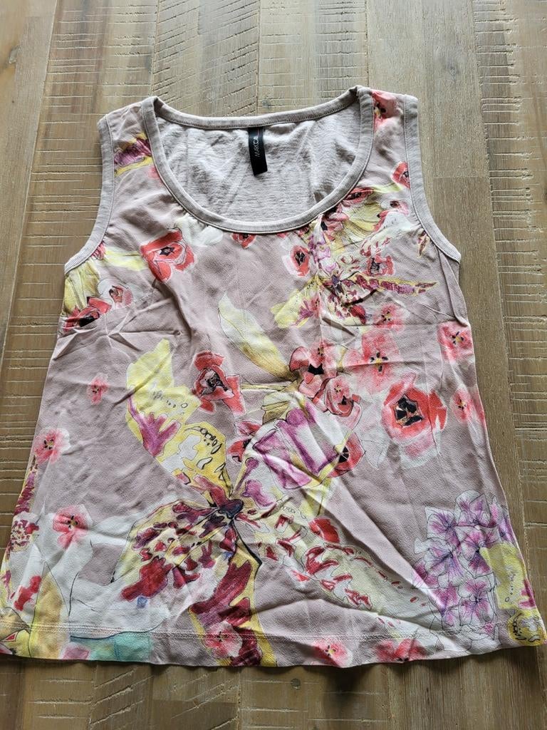 MARC CAIN zijde top mt S, Beige, Ophalen of Verzenden, Zo goed als nieuw, Marccain