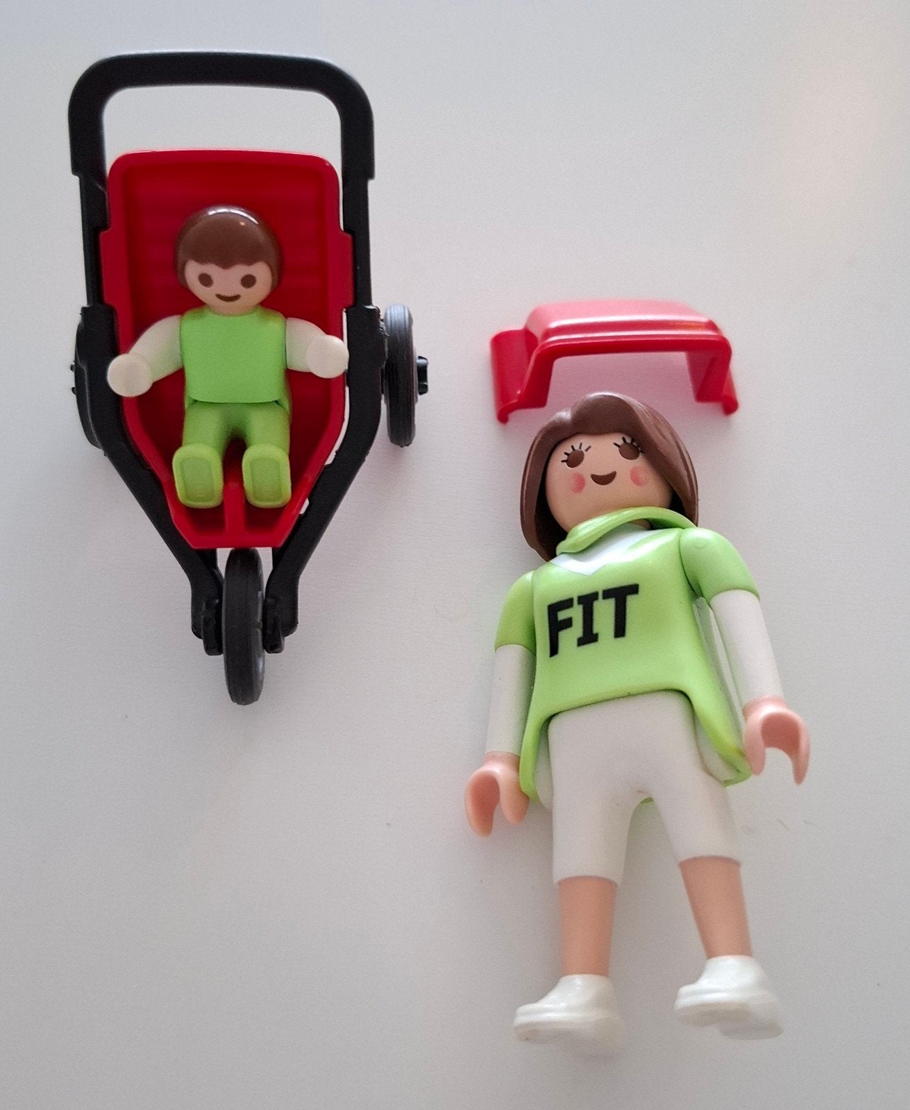 Playmobil Moeder met buggy- 4697, Ophalen, Zo goed als nieuw, Complete set