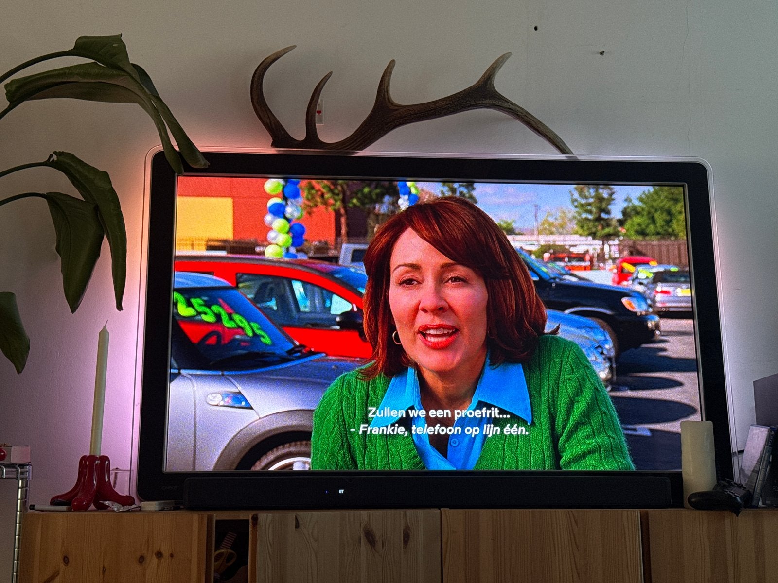 Almost Free: Grote Philips Ambilight TV - Speakers defect, Ophalen, Philips, Gebruikt, 50 Hz