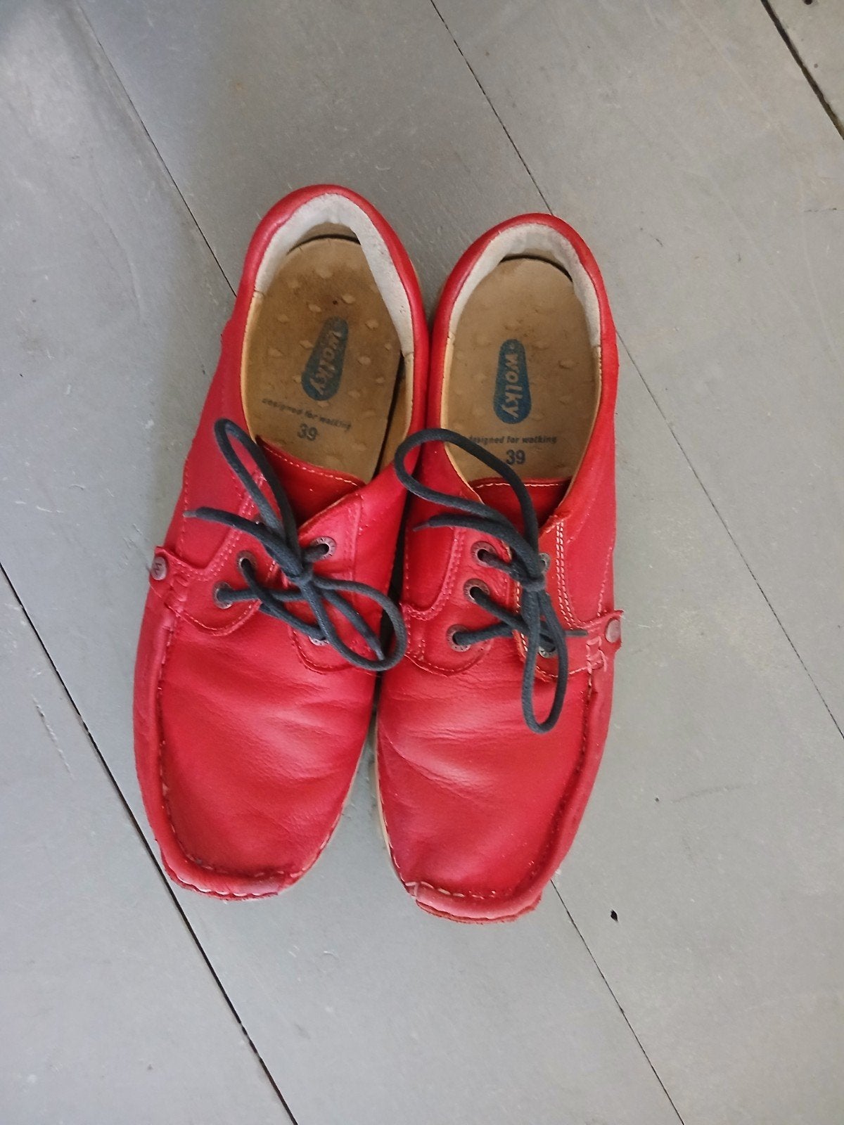 Mooie rode Wolky schoenen - Maat 39, Wolky, Ophalen of Verzenden, Rood