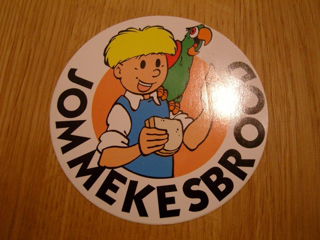 sticker JOMMEKESBROOD *, Ophalen, Zo goed als nieuw