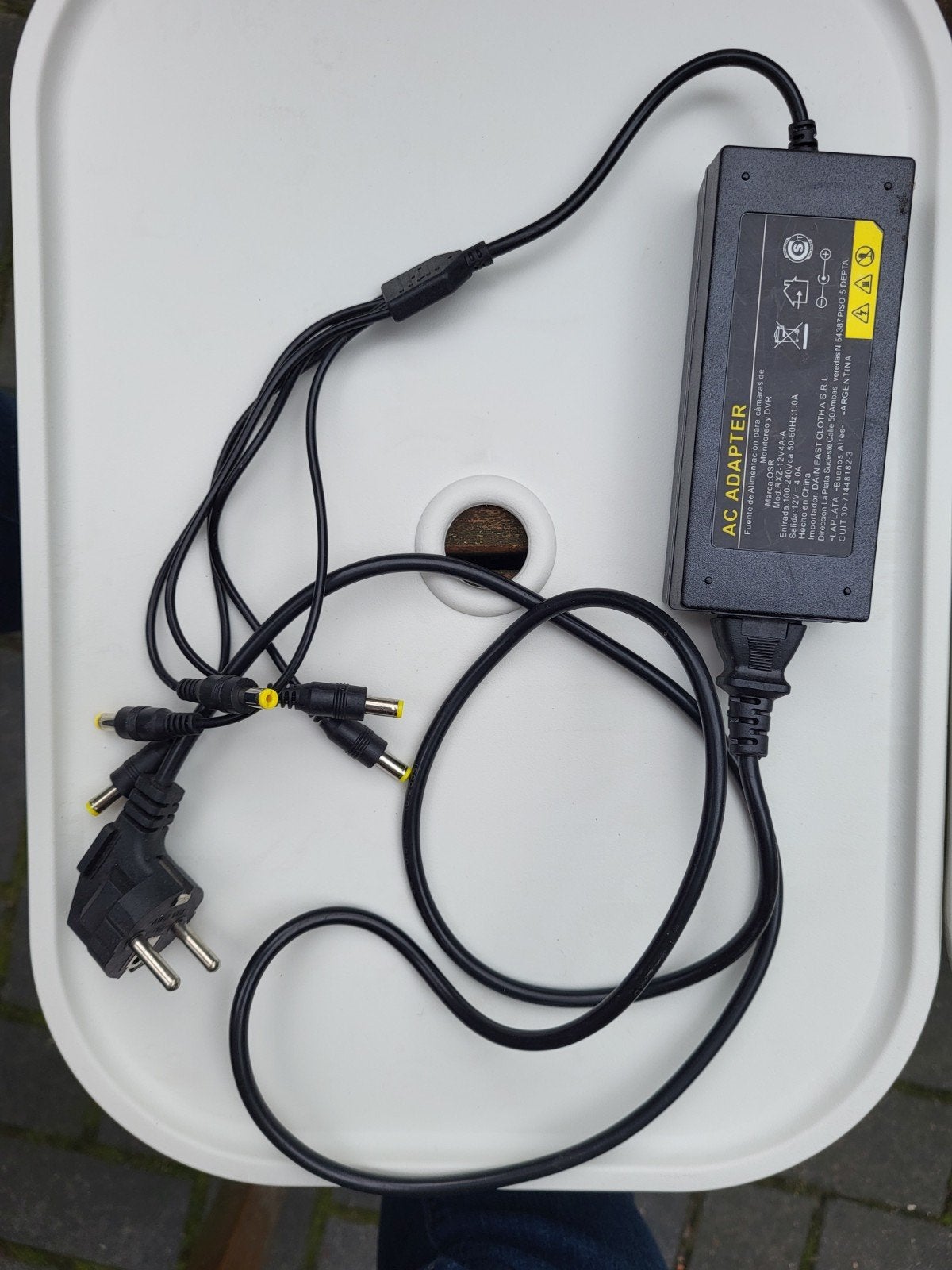 AC Adapter 12V 4A met 8-in-1 DC-stekker, Ophalen of Verzenden
