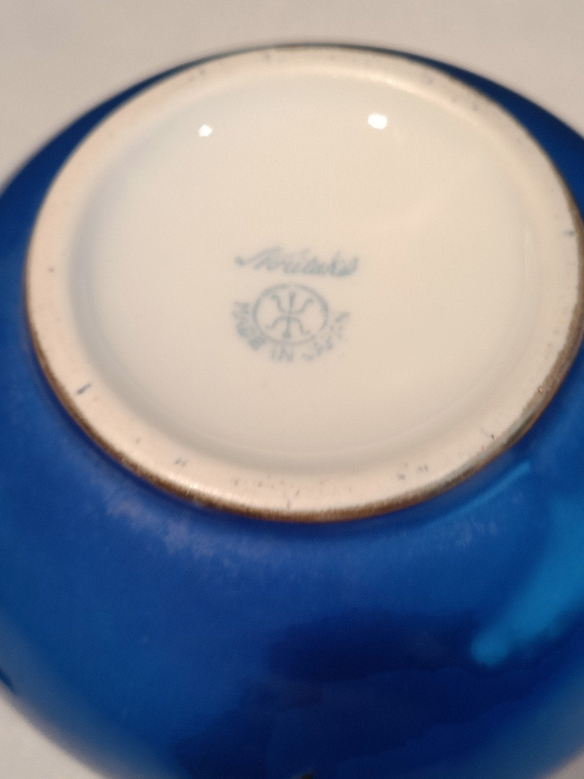 Noritake Japans vaasje 15cm met vlinders, Ophalen of Verzenden